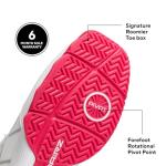 SQAIRZ XRZ Women's Pickleball Sneakers, White/Pink