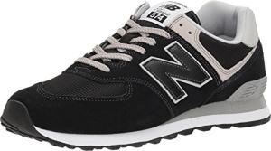 New Balance 574 Men’s Black Sneakers, Size 44.5