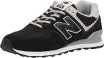 New Balance 574 Men’s Black Sneakers, Size 44.5