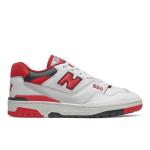 New Balance 550 White Red Sneakers, Size 9 UK