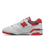 New Balance 550 White Red Sneakers, Size 9 UK