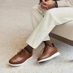 Bruno Marc Men's MaxFlex Brown Dress Sneakers, Size 9