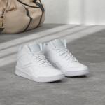 Reebok Bb4500 Hi 2 Men's Sneakers, White/Grey, Size 11