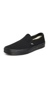 Vans Classic Slip-On Sneakers for Men, Black
