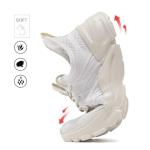 Beige Women's Breathable Walking Athletic Sneakers