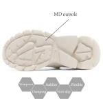 Beige Women's Breathable Walking Athletic Sneakers