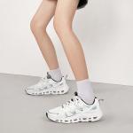 IDIFU Women's Lightweight White Lace-Up Walking Sneakers