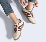 Lucky Step Women’s Retro Gum Sole Sneakers
