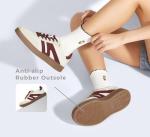 Lucky Step Women’s Retro Gum Sole Sneakers