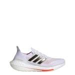 adidas Ultraboost 21 Women’s Running Shoe - White/Black/Solar Red