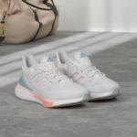 Adidas EQ21 Run Shoes in Dash Grey/Pink Red