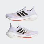 adidas Ultraboost 21 Women’s Running Shoe - White/Black/Solar Red