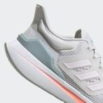 Adidas EQ21 Run Shoes in Dash Grey/Pink Red
