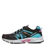 RYKA Women's Sky Walk Trail 2 Sneakers - Black Turquoise