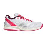 adidas Courtflash Pickleball Sneakers - White/Silver 9.5