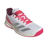 adidas Courtflash Pickleball Sneakers - White/Silver 9.5