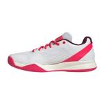 adidas Courtflash Pickleball Sneakers - White/Silver 9.5