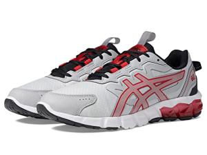 ASICS Men's Gel-Quantum 90 Sneakers, Glacier Grey/Red