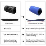 Bernal Women's Lightweight Non-Slip Sneakers (Black 9.5)