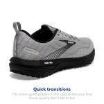 Brooks Revel 6 Men's Neutral Running Shoes, Grey