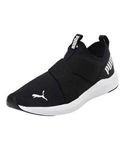 PUMA Women's Prowl Slip-On Sneakers, Black/White