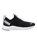 PUMA Women's Prowl Slip-On Sneakers, Black/White