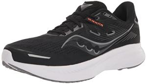Saucony Guide 16 Sneakers for Men, Black/White