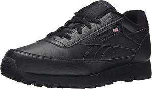 Reebok Men's Classic Sneaker, Black/Dark Grey Heather/Solid Grey