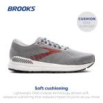 Brooks Men's Addiction GTS 15 Running Shoe - Grey/Red