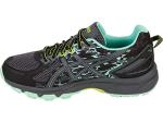 ASICS Women's Gel-Venture 6 Running Shoes - Black/Green