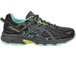 ASICS Women's Gel-Venture 6 Running Shoes - Black/Green