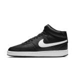 Nike Court Vision Mid Sneakers in Black/White