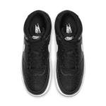 Nike Court Vision Mid Sneakers in Black/White
