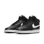Nike Court Vision Mid Sneakers in Black/White