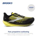 Brooks Hyperion Max Sneakers for Men, Black/Yellow