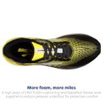 Brooks Hyperion Max Sneakers for Men, Black/Yellow