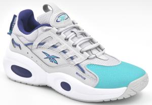 Reebok Solution Mid Basketball Shoe - Light Grey/Purple