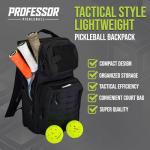 CourtCommander Tactical Pickleball Backpack - Holds 4 Paddles
