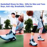 Beita Men's High-Top Basketball Sneakers, Dark Blue
