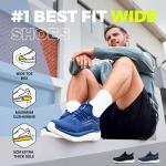 FitVille Men's Lightweight Wide Athletic Sneakers