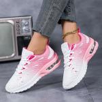 Pink Breathable Mesh Women's Walking Sneakers