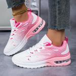 Pink Breathable Mesh Women's Walking Sneakers