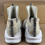 Puma Women's Beige White Slip-On Sneakers US 9.5