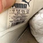Puma Women's Beige White Slip-On Sneakers US 9.5