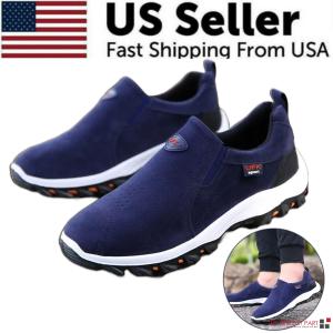 Men's Slip-On Athletic Casual Walking Sneakers