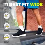 FitVille Men's Lightweight Wide Athletic Slip-On Sneakers