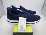 ODCKOI Men's Blue Slip-On Walking Sneakers Size 8.5