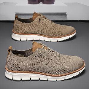 Men's Lightweight Breathable Slip-On Oxford Sneakers