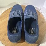 Skechers Women's Breathe Easy Navy Slip-On Sneakers