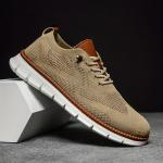 Men's Lightweight Breathable Slip-On Oxford Sneakers